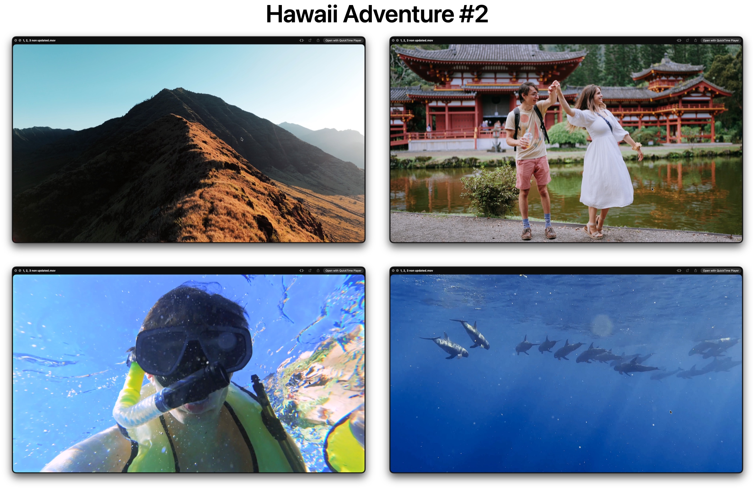 Hawaii adventure film close-up still