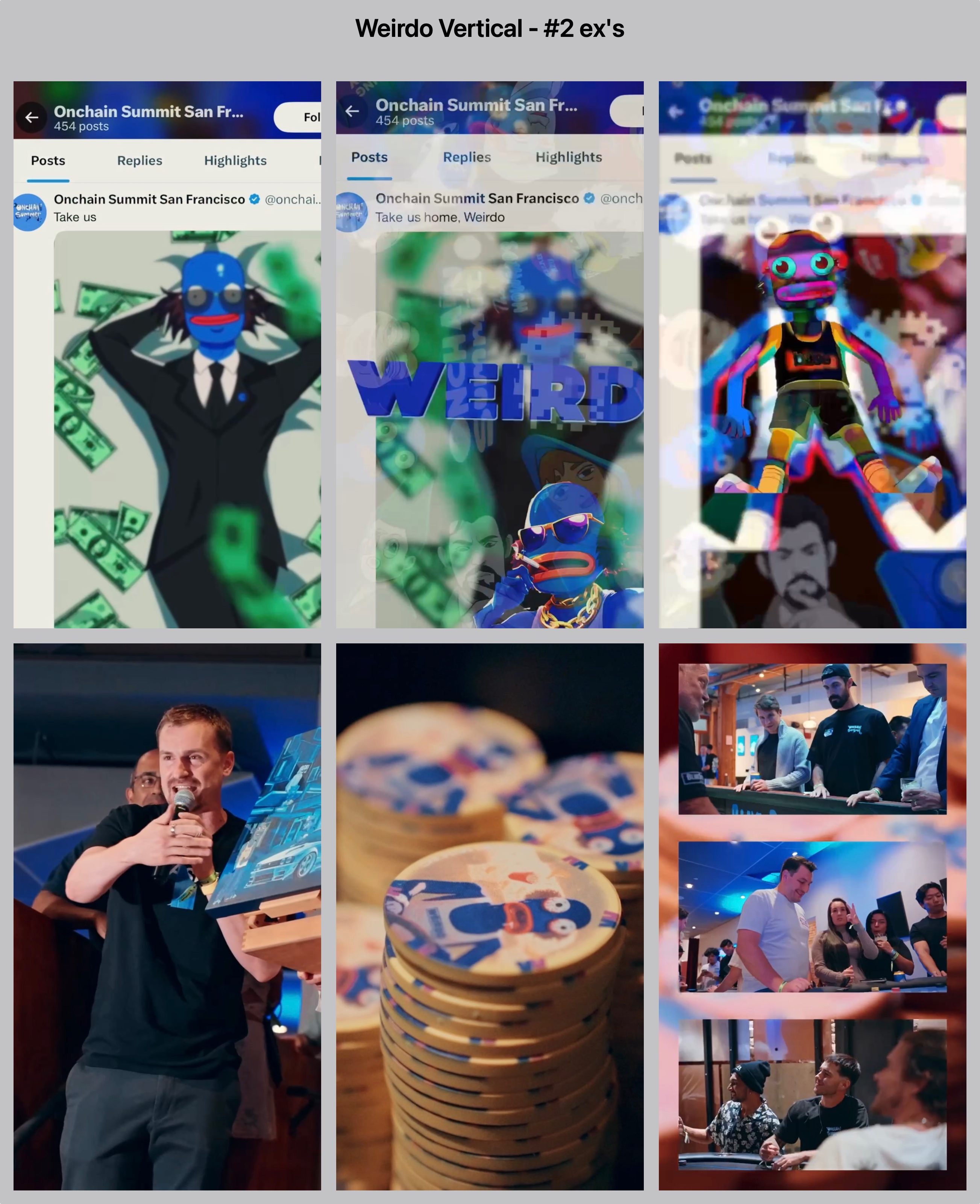 Onchain Summit San Francisco Weirdo brand activation still 2